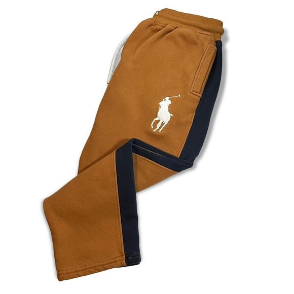 POLO RALPH LAUREN BROWN SWEATPANTS - (M-L) - Picture 3 of 4